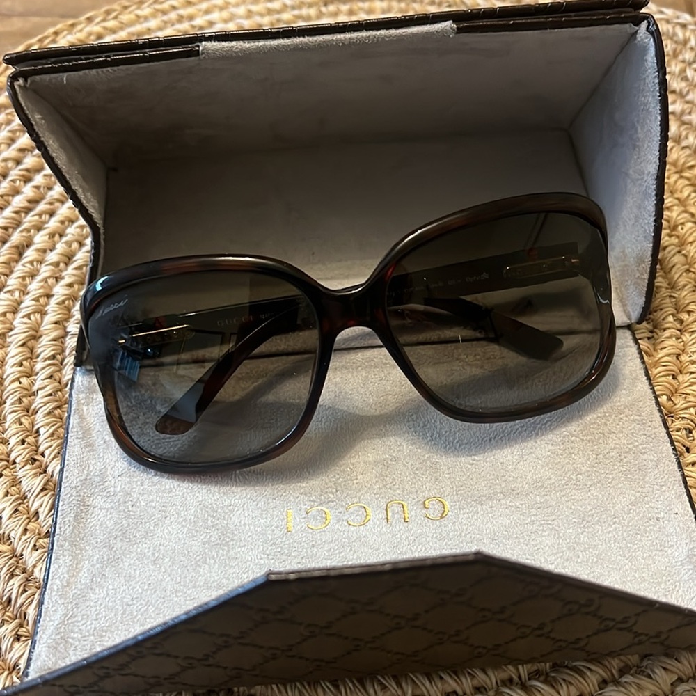 Gucci Tortoise Brown Sunglasses Amazing Condition! GG 3646/S DWJHA 60 16 125